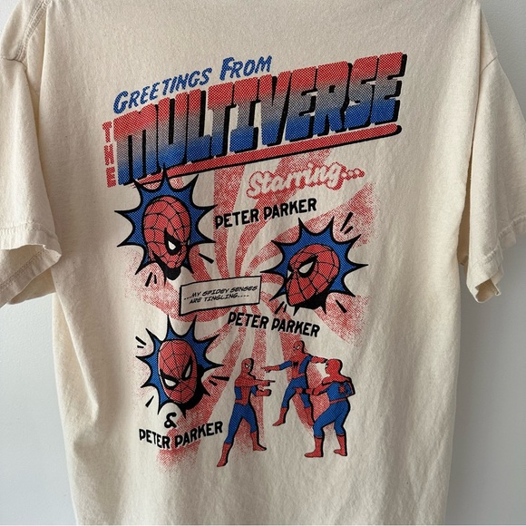 Greetings From The Multiverse Spider-Man Tee Shirt - Picture 3 of 5